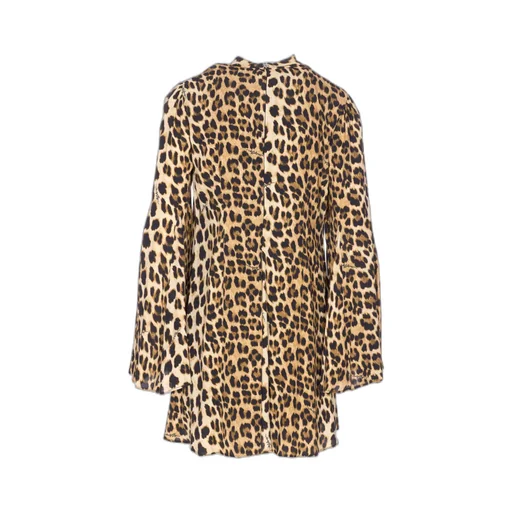Aniye By Maku Leopard Print Midi Dress