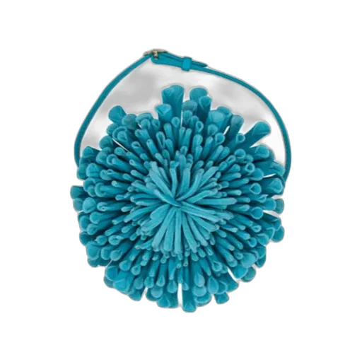 Leather Flower Necklace
