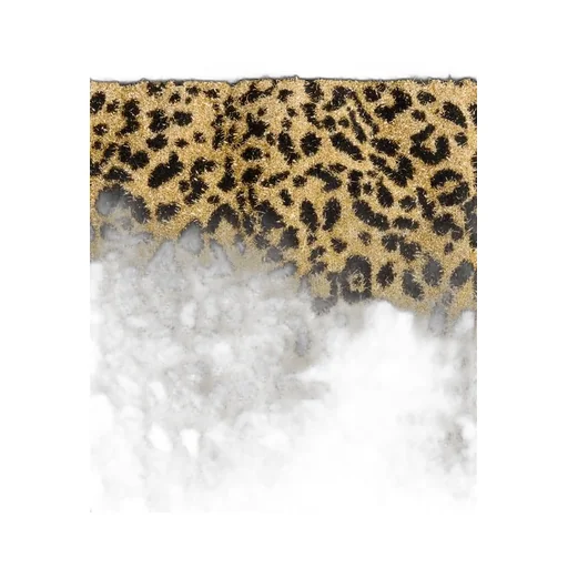 Leopard-Print Lurex Miniskirt