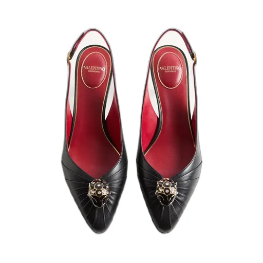 Valentino Panthea Embellished Slingback Pumps