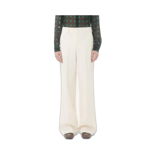 Valentino Pleat Detailed Wide Leg Pants