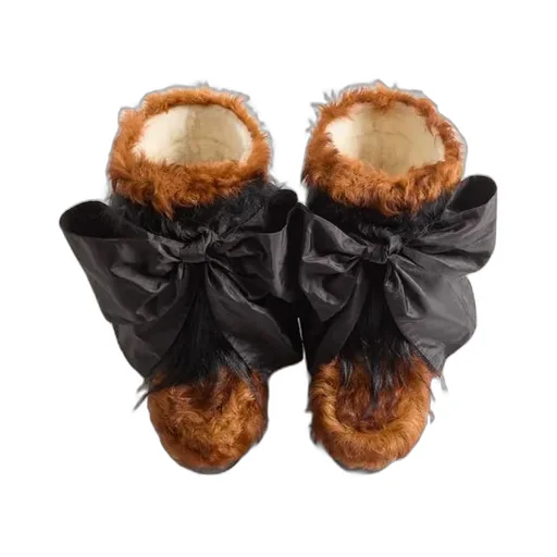 Valentino Snowish Vlogo Signature Bow Detailed Boots