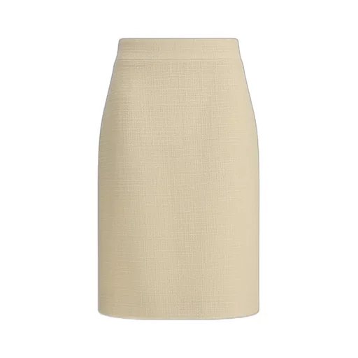 Valentino	Straight Hem Tweed Skirt