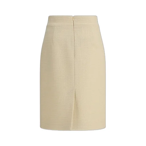 Valentino	Straight Hem Tweed Skirt