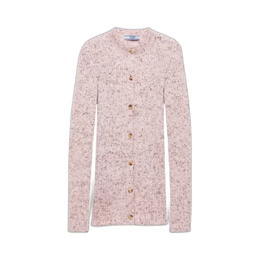 Prada Ribbed Knit Cardigan