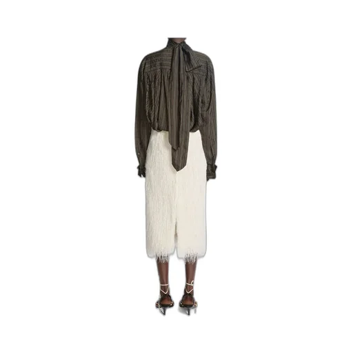 Dries Van Noten Fringed Skirt