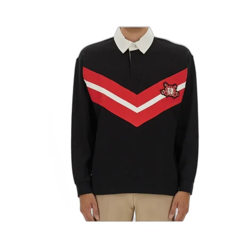 Long-Sleeved Polo Shirt