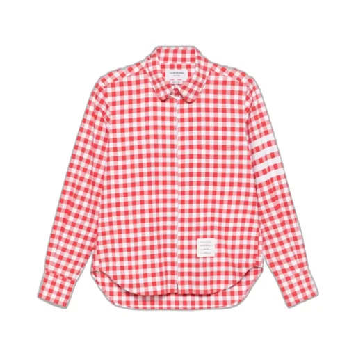 Gingham-Check Flannel Shirt