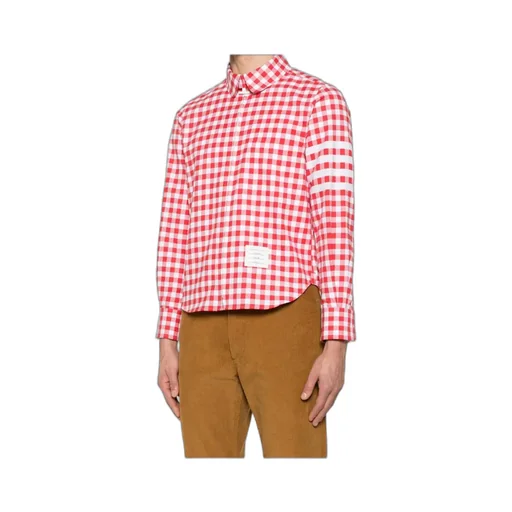 Gingham-Check Flannel Shirt