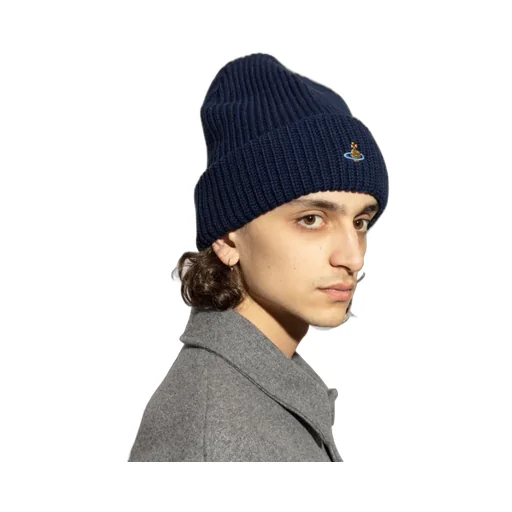 Vivienne Westwood Logo Embroidered Beanie