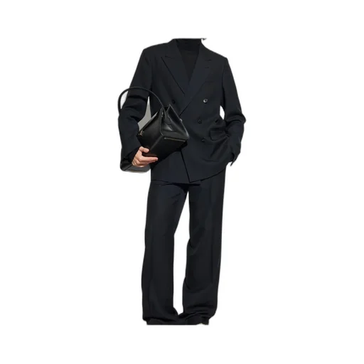 Double-Breasted Suit Jacket