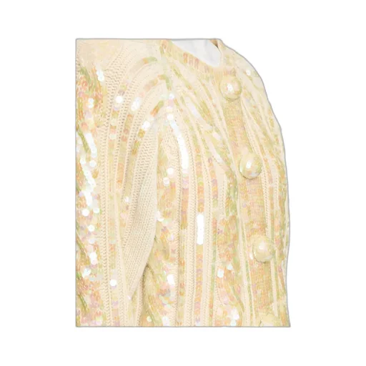 Valentino Embellished Button-Up Cardigan
