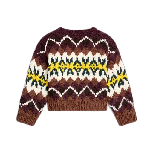 Crewneck Sweater In Fair Isle Wool