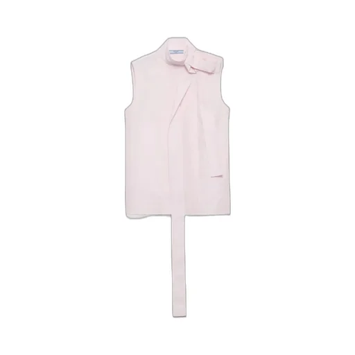 Embroidered Poplin Top