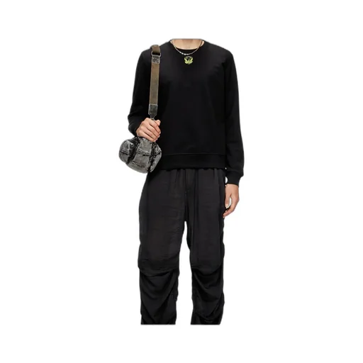Embroidered Crew-Neck Sweatshirt
