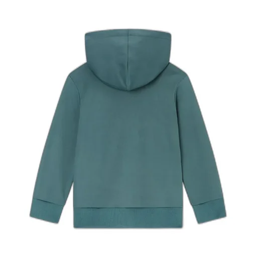 Hooded Logo-Detail Zip-Up Sweatshirt