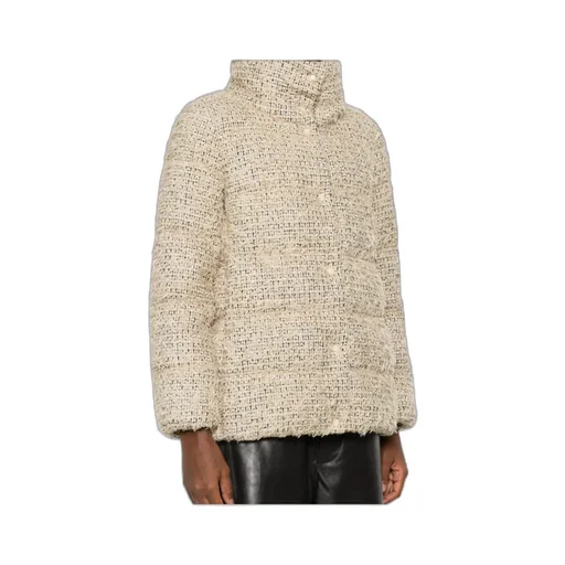 Moncler Cochelle Tweed Short Down Jacket