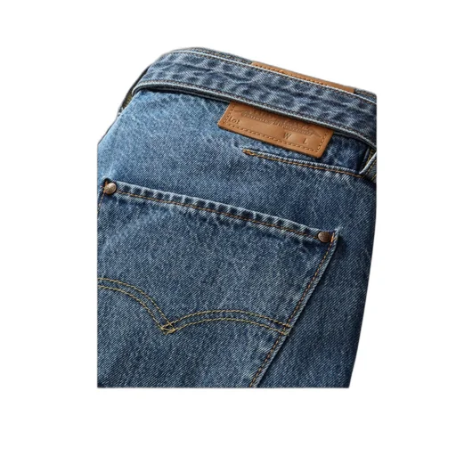 Twisted Baggy Wide Leg Jeans
