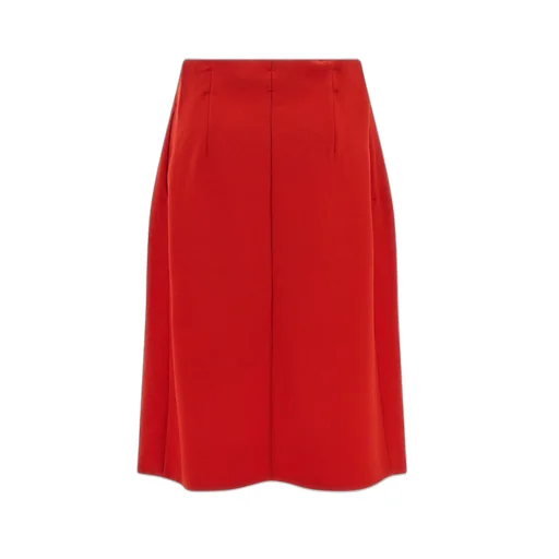 Prada Bow-Detailed Midi Skirt