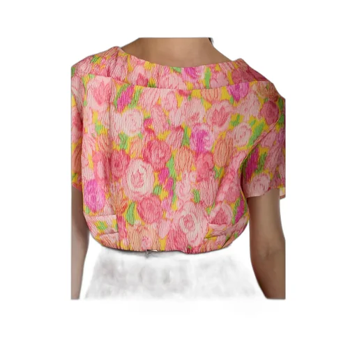Prada Floral-Printed Short-Sleeved Dress