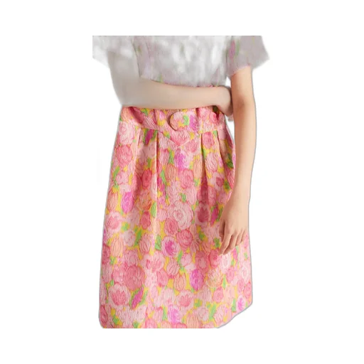 Prada Floral-Printed Short-Sleeved Dress