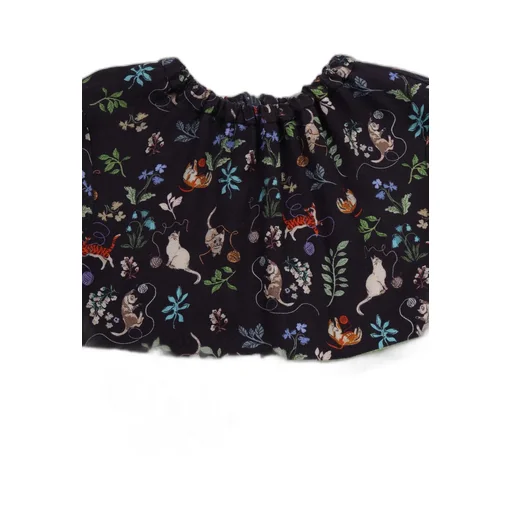 Il Gufo Pattern-Printed Long-Sleeved Dress