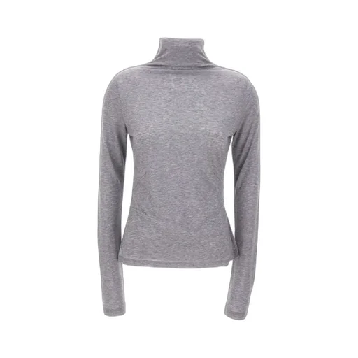 High-Neck Long-Sleeve Top