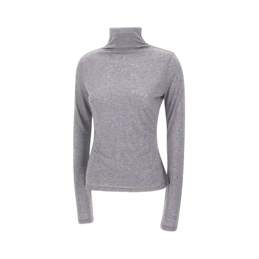 High-Neck Long-Sleeve Top