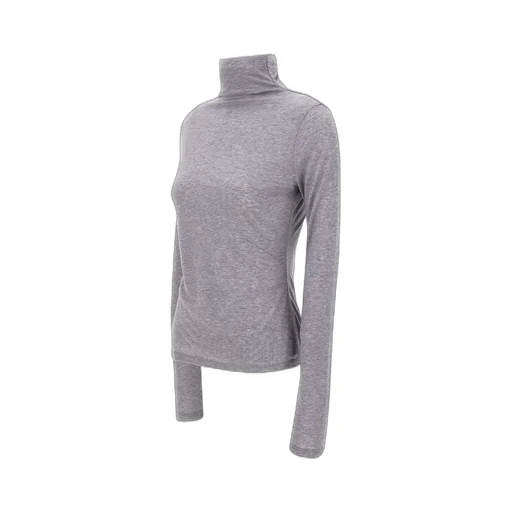 High-Neck Long-Sleeve Top