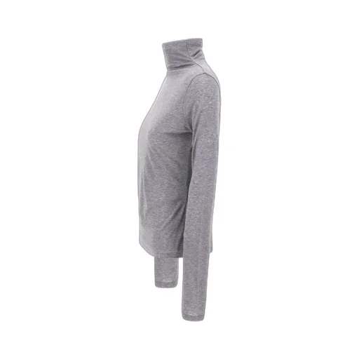 High-Neck Long-Sleeve Top