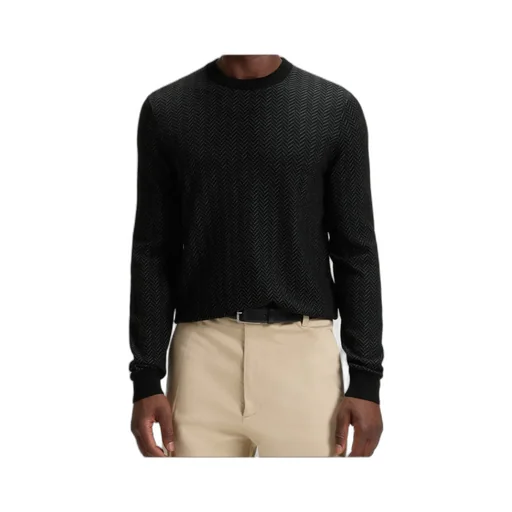 Boss Hugo Boss Herringbone Crewneck Jumper