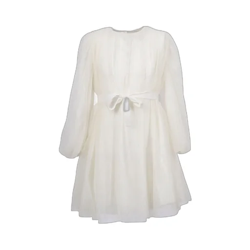 Il Gufo Long-Sleeved Crewneck Dress