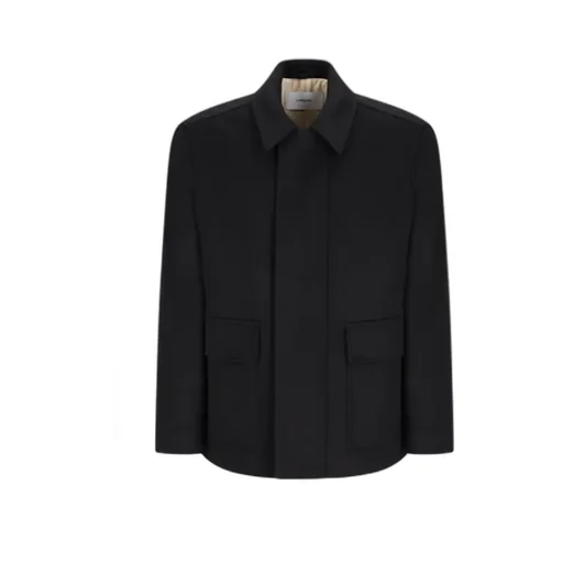 Patch-Pocket Collared Coat