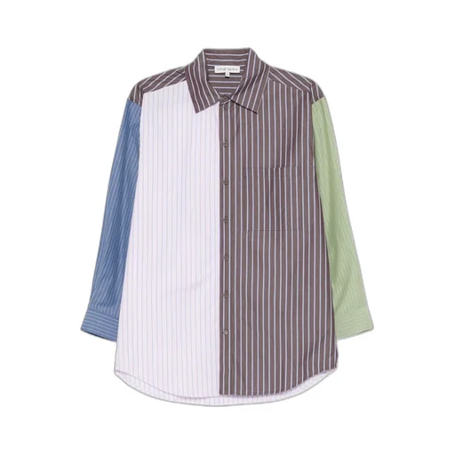 Striped Panelled Shirt