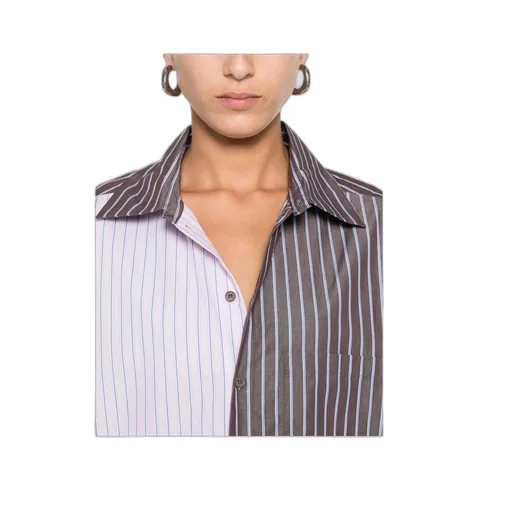 Striped Panelled Shirt