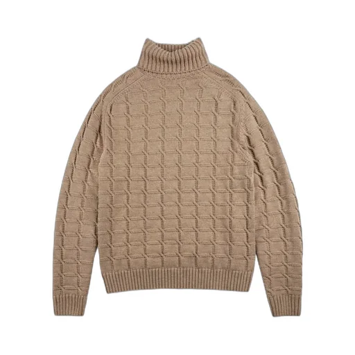Zanone Cable-Knit Turtleneck Knitwear