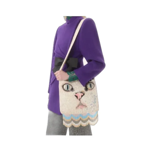 Tassel Embroidered Shoulder Bag