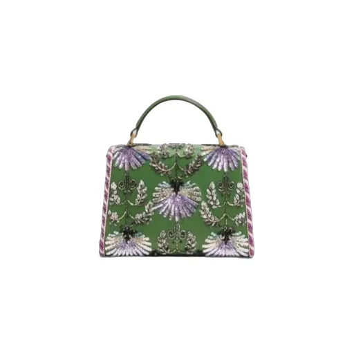 Valentino Garavani Mini Vsling Embroidered Handbag With Jewel Logo