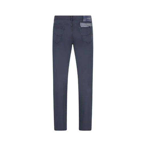 Jacob Cohen Logo Patch Slim-Fit Trousers