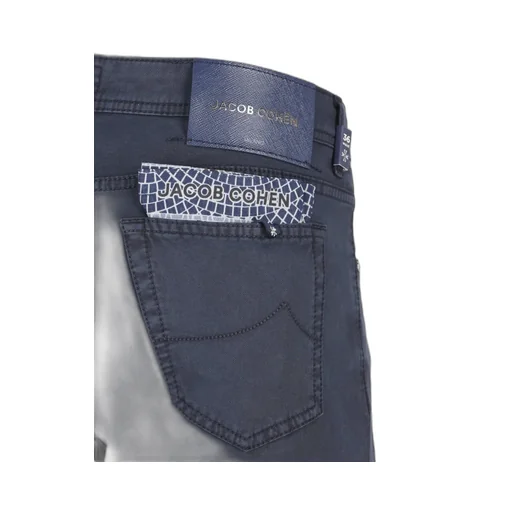 Jacob Cohen Logo Patch Slim-Fit Trousers