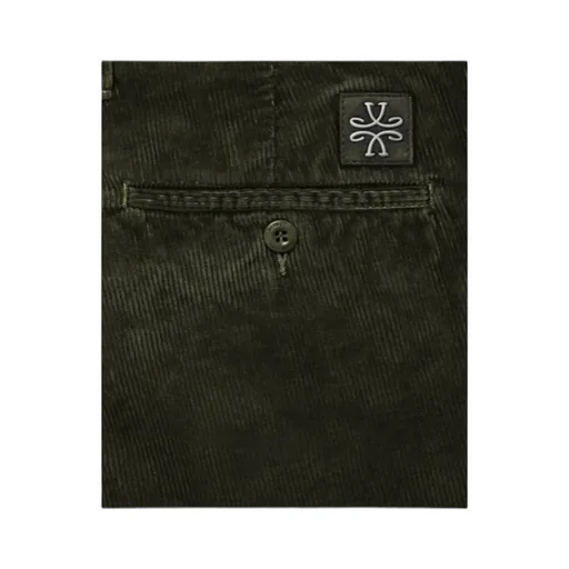 Jacob Cohen Logo Plaque Slim-Fit Trousers