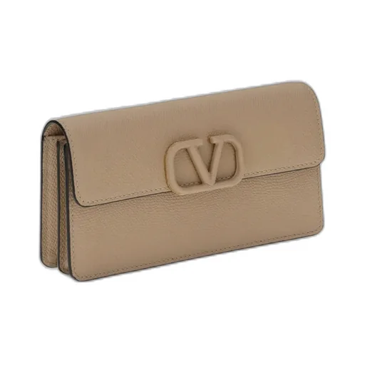Valentino Vlogo Signature Foldover Top Wallet