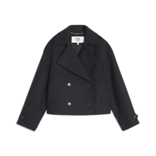 Maison Kitsuné Cropped Peacoat