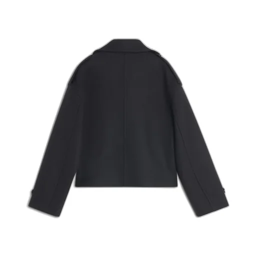 Maison Kitsuné Cropped Peacoat