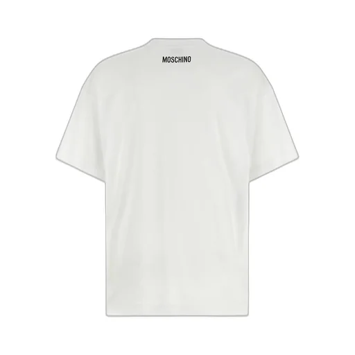 Moschino Slogan Printed Crewneck T-Shirt