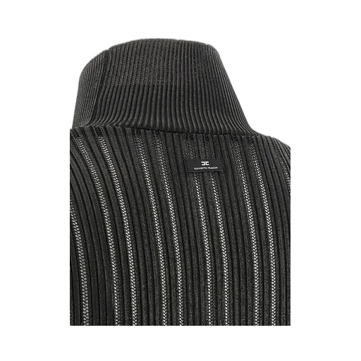 Elisabetta Franchi Long-Sleeved Roll-Neck Jumper
