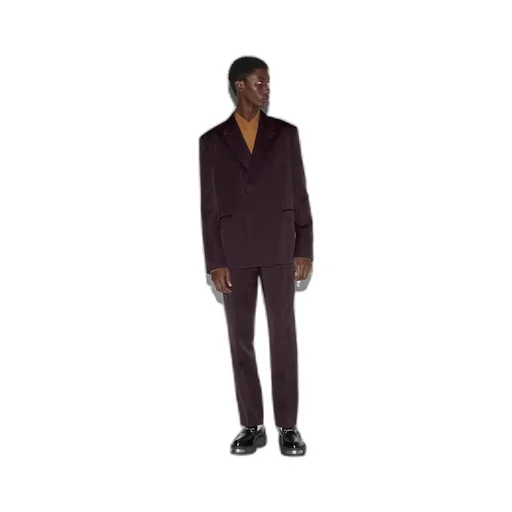Double-breasted wool jacket