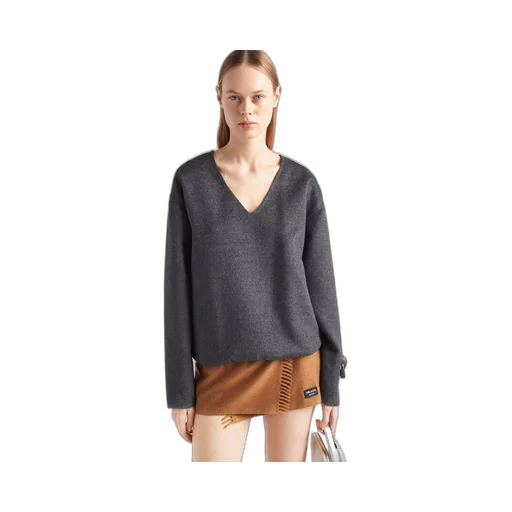Cashgora top with pouch