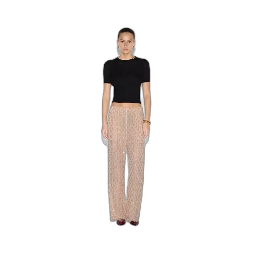 GG stretch nylon tulle pant