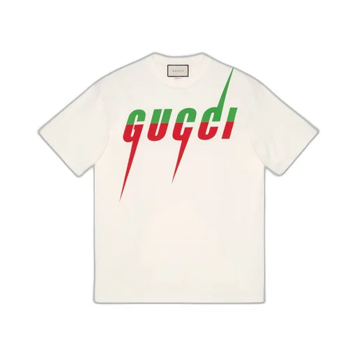 T-shirt with Gucci Blade print